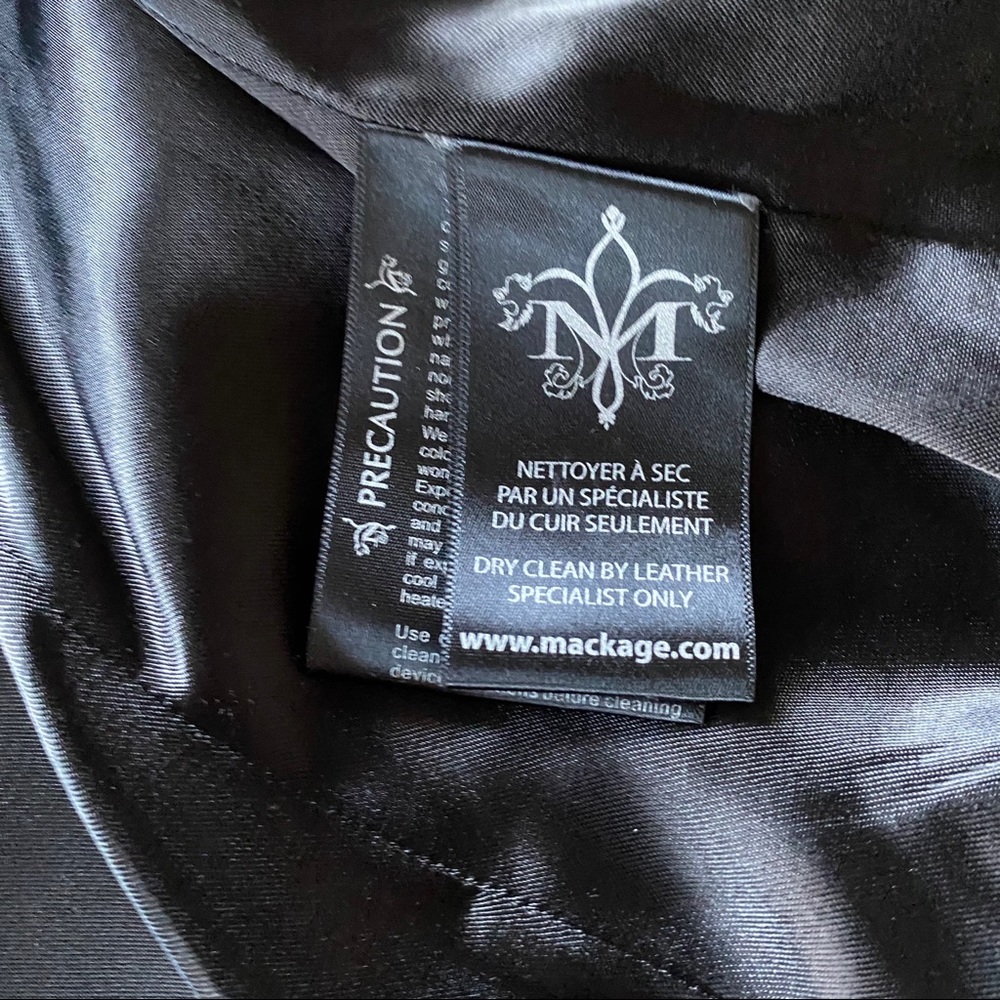 MACKAGE ASYMMETRICAL LEATHER - Picture 8 of 13